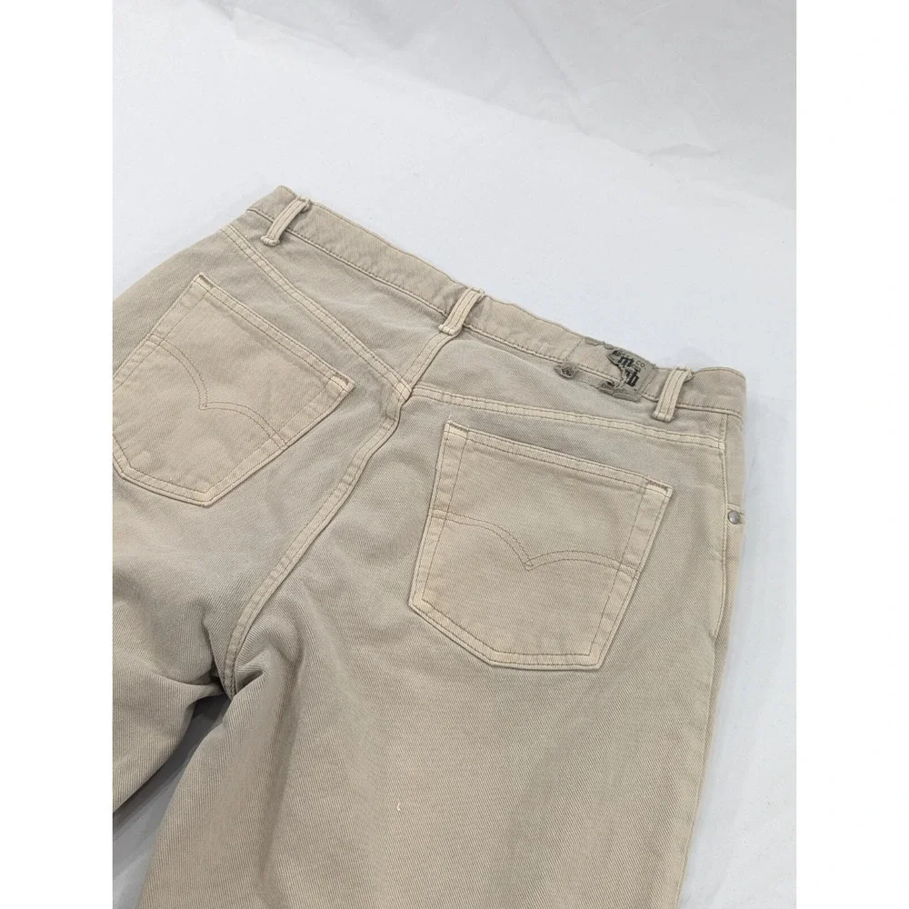 Vintage Men's 90s 00s Levi's‎ Silvertab Loose Fit Jeans 36x30 Beige Tan Baggy